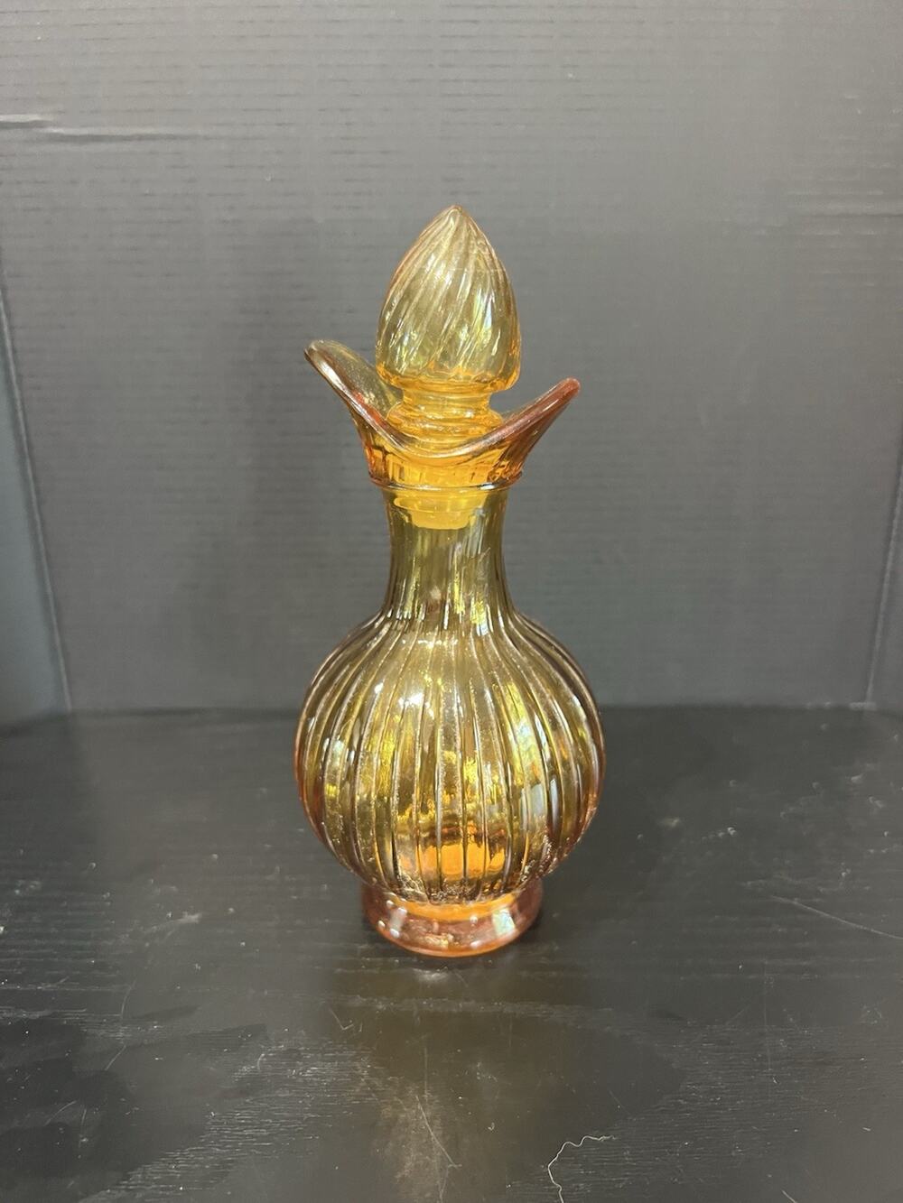 Vintage Avon Amber Cruet Charisma Perfume Bottle